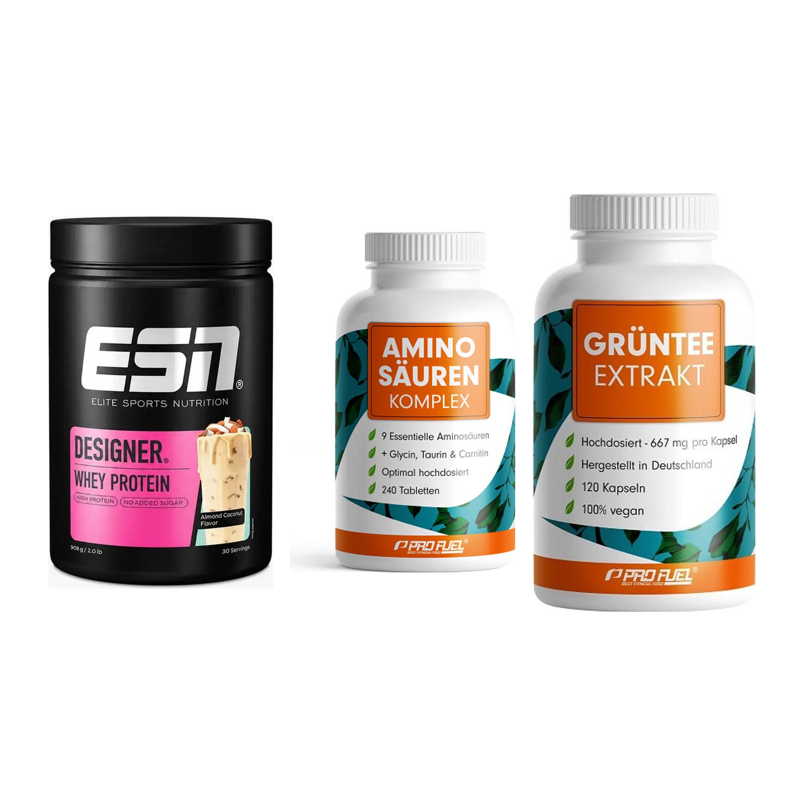 Definitionsphase-Set: ESN Designer + ProFuel Aminos + ProFuel Grünte – alle enthaltenen Artikel