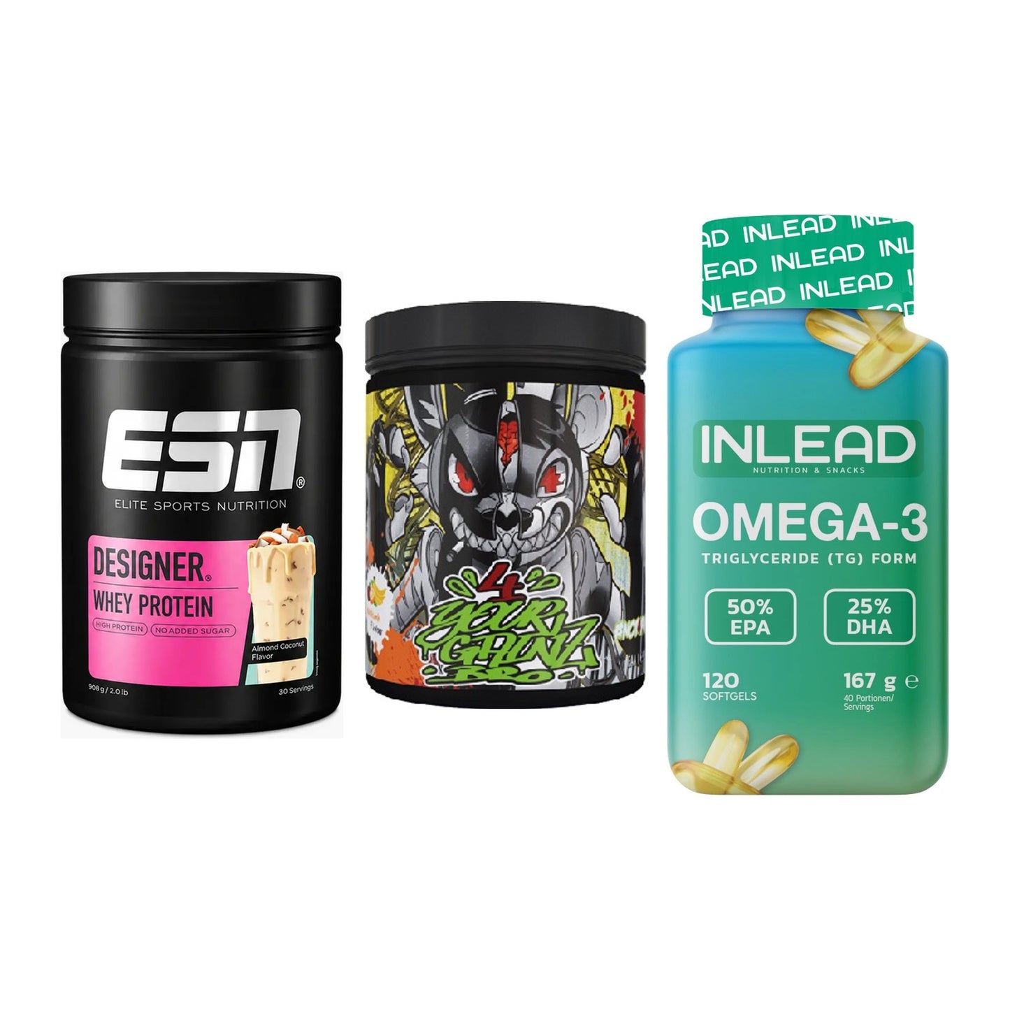 Definitionsphase-Set: ESN Designer + BPS-Pharma + INLEAD Omega-3 – alle enthaltenen Artikel