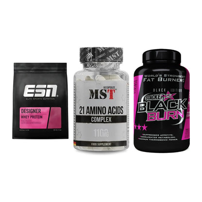 Definitionsphase-Set: ESN Designer + MST 21 Amino + Stacker2 Black – alle enthaltenen Artikel