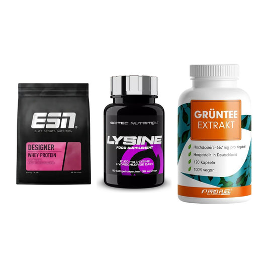 Definitionsphase-Set: ESN Designer + Scitec Lysine + ProFuel Grünte – alle enthaltenen Artikel