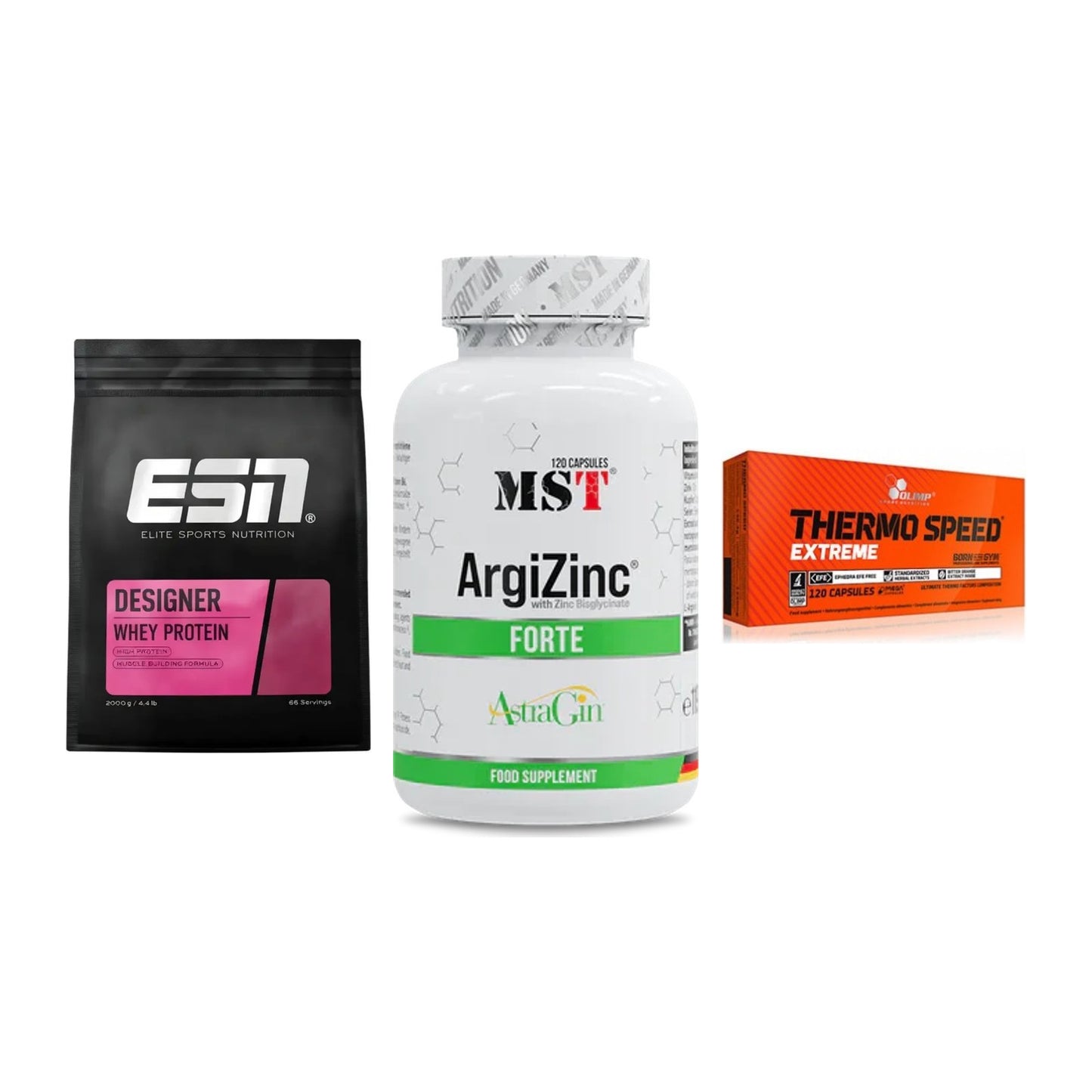 Definitionsphase-Set: ESN Designer + MST ArgiZinc + Olimp Thermo – alle enthaltenen Artikel