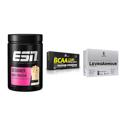 Definitionsphase-Set: ESN Designer + Olimp BCAA + Kevin Levrone – alle enthaltenen Artikel