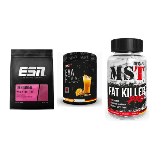 Definitionsphase-Set: ESN Designer + MST EAA & BCAA + MST Fat Killer – alle enthaltenen Artikel