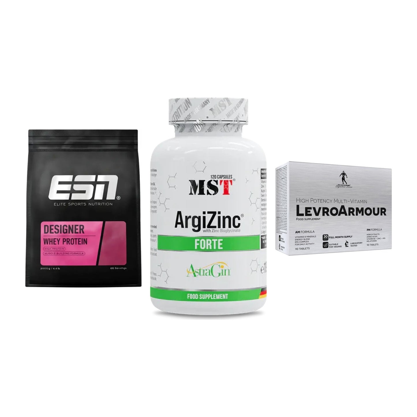Definitionsphase-Set: ESN Designer + MST ArgiZinc + Kevin Levrone – alle enthaltenen Artikel