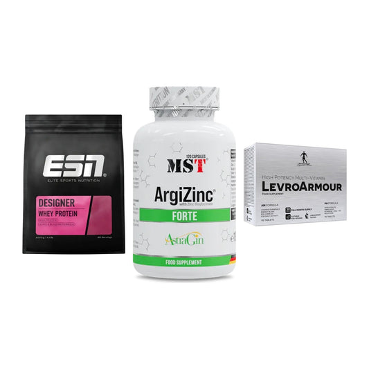 Definitionsphase-Set: ESN Designer + MST ArgiZinc + Kevin Levrone – alle enthaltenen Artikel