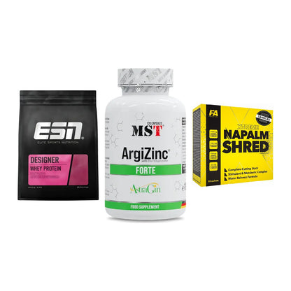 Definitionsphase-Set: ESN Designer + MST ArgiZinc + FA Nutrition – alle enthaltenen Artikel