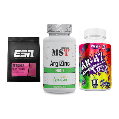 Definitionsphase-Set: ESN Designer + MST ArgiZinc + AK47 Labs – alle enthaltenen Artikel