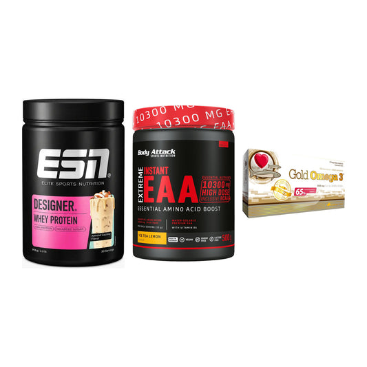 Definitionsphase-Set: ESN Designer + Body Attack + Olimp Omega 3 – alle enthaltenen Artikel