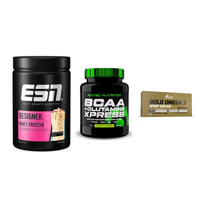 Definitionsphase-Set: ESN Designer + Scitec BCAA + Olimp Omega 3 – alle enthaltenen Artikel