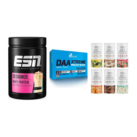 Definitionsphase-Set: ESN Designer + Olimp DAA + BioTech Diet – alle enthaltenen Artikel