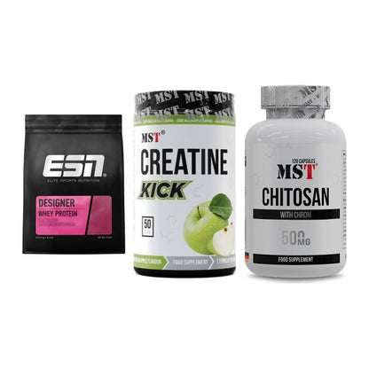 Definitionsphase-Set: ESN Designer + MST Creatine + MST Chitosan – alle enthaltenen Artikel