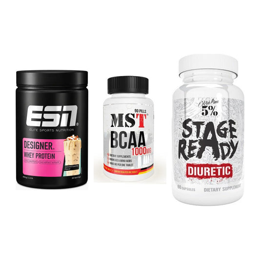 Definitionsphase-Set: ESN Designer + MST BCAA 1000 + 5% Nutrition – alle enthaltenen Artikel