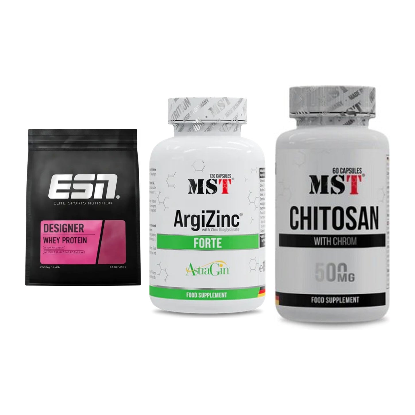 Definitionsphase-Set: ESN Designer + MST ArgiZinc + MST Chitosan – alle enthaltenen Artikel