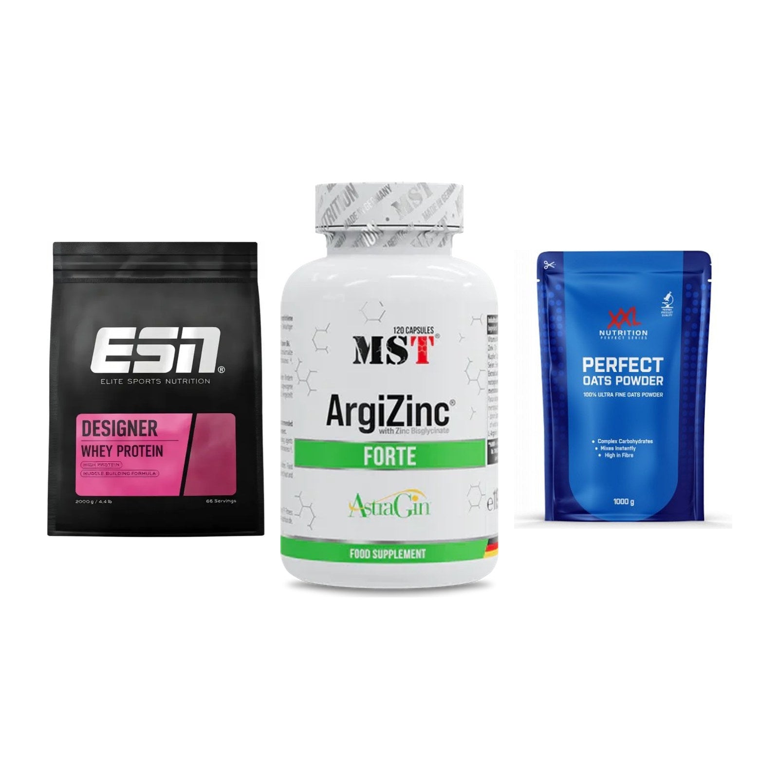 Definitionsphase-Set: ESN Designer + MST ArgiZinc + XXL Nutrition – alle enthaltenen Artikel