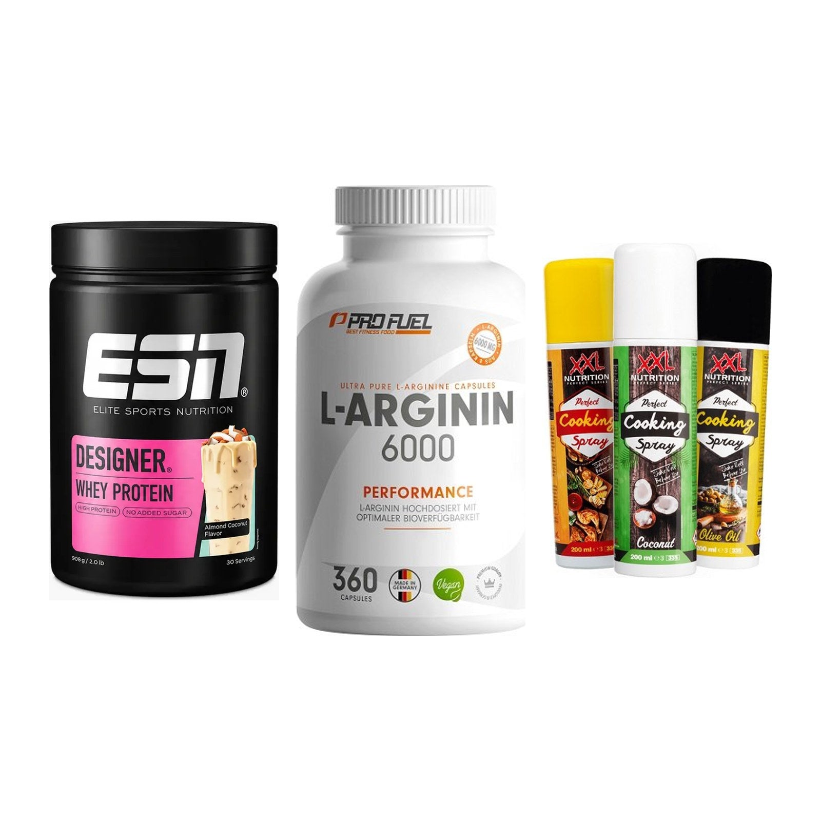 Definitionsphase-Set: ESN Designer + ProFuel L-Argi + XXL Nutrition – alle enthaltenen Artikel