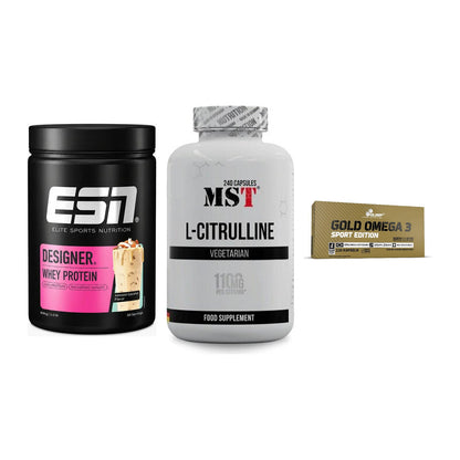 Definitionsphase-Set: ESN Designer + MST Citrulline + Olimp Omega 3 – alle enthaltenen Artikel