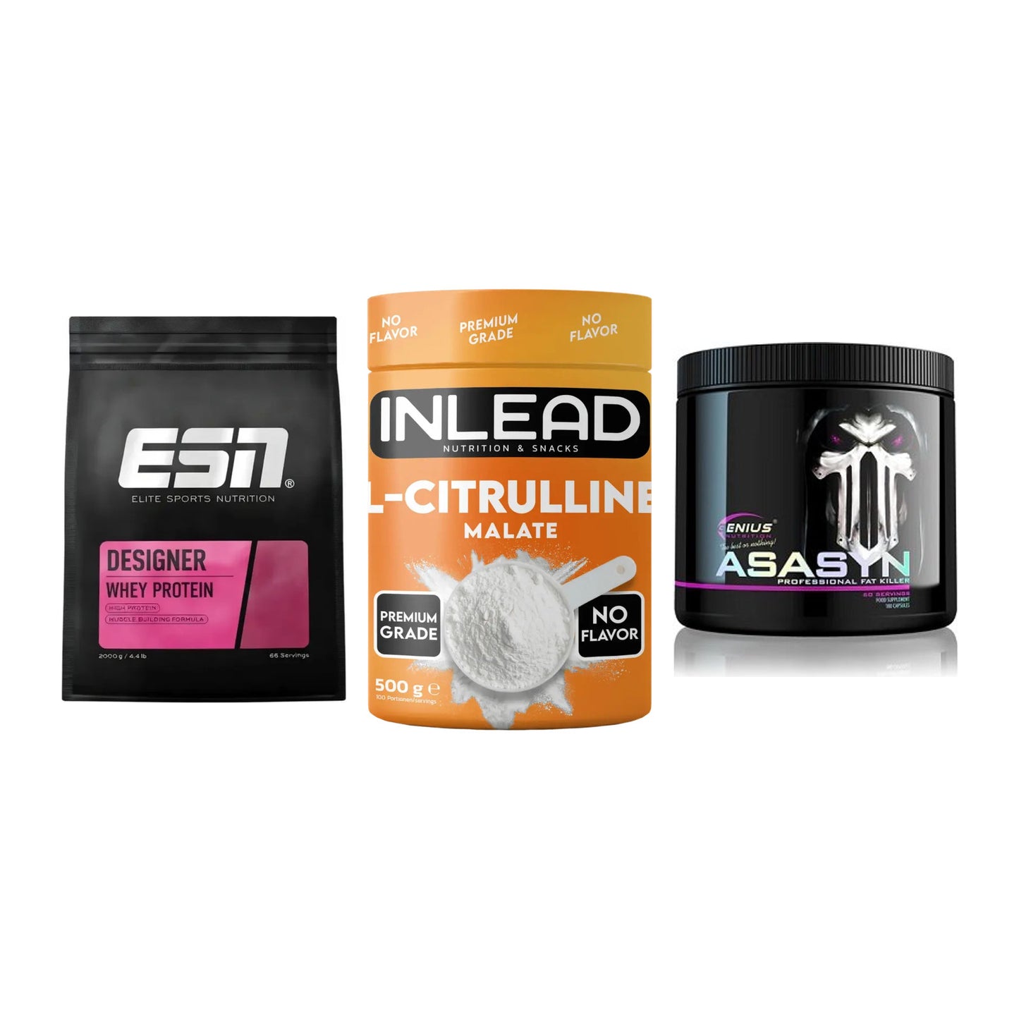 Definitionsphase-Set: ESN Designer + INLEAD L-Citru + Genius Nutriti – alle enthaltenen Artikel