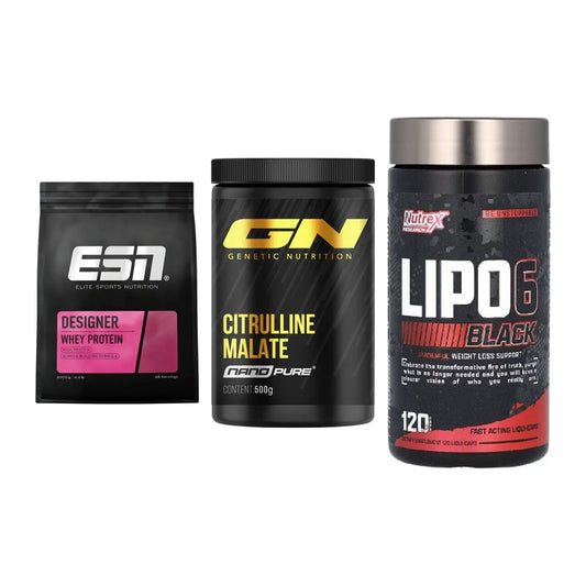 Definitionsphase-Set: ESN Designer + GN Citrulline + Nutrex Lipo 6 – alle enthaltenen Artikel