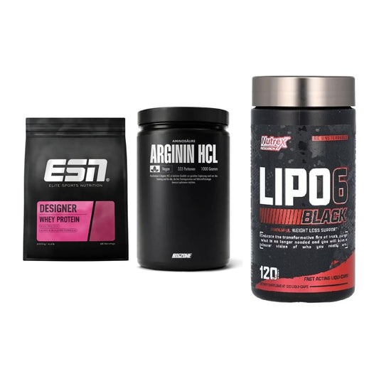 Definitionsphase-Set: ESN Designer + Big Zone + Nutrex Lipo 6 – alle enthaltenen Artikel