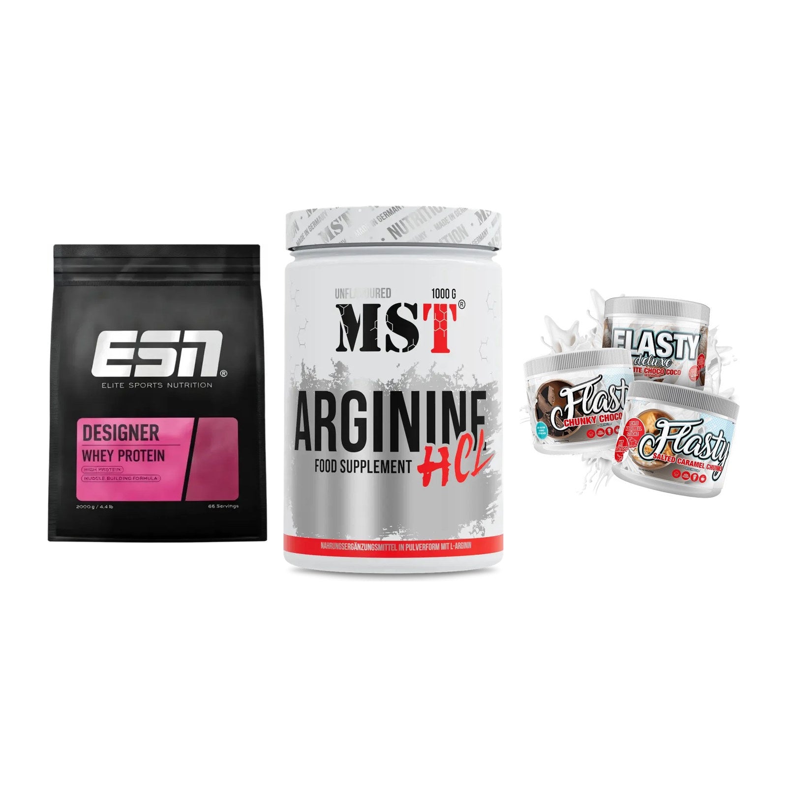 Definitionsphase-Set: ESN Designer + MST Arginine + Sinob Flasty – alle enthaltenen Artikel