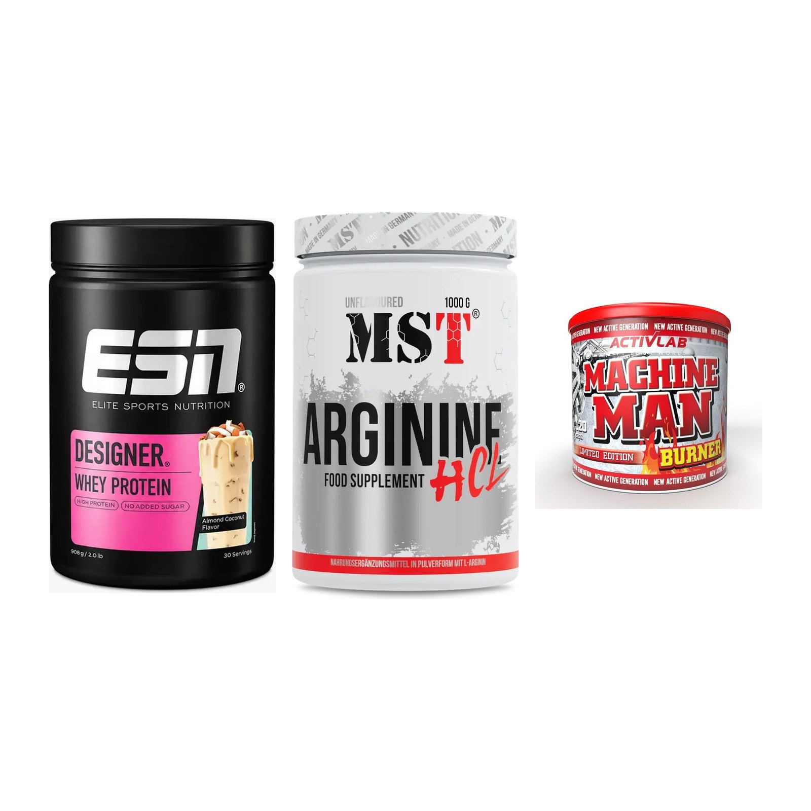 Definitionsphase-Set: ESN Designer + MST Arginine + Activlab – alle enthaltenen Artikel