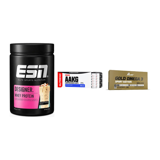 Definitionsphase-Set: ESN Designer + Nutrend AAKG + Olimp Omega 3 – alle enthaltenen Artikel