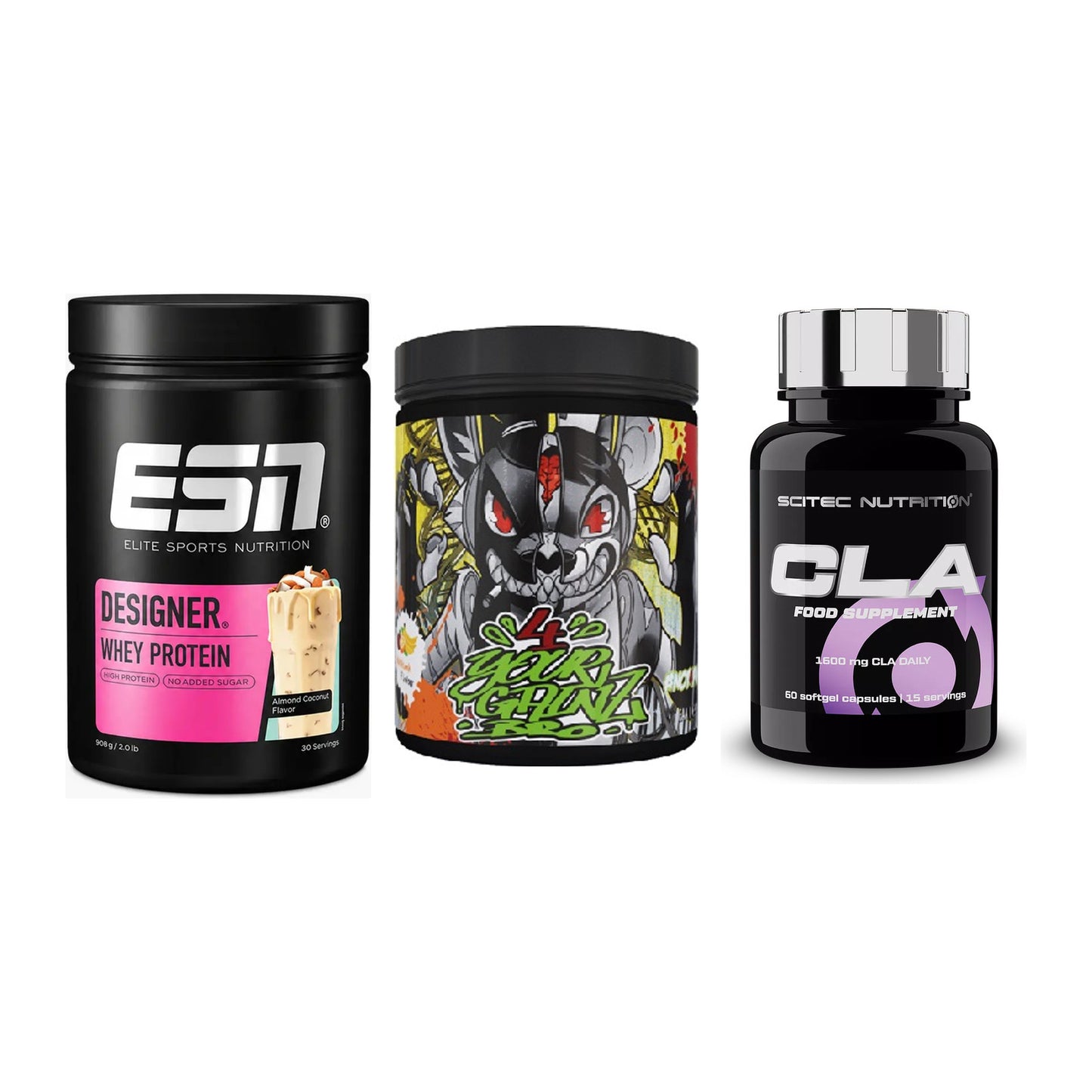 Definitionsphase-Set: ESN Designer + BPS-Pharma + Scitec CLA – alle enthaltenen Artikel