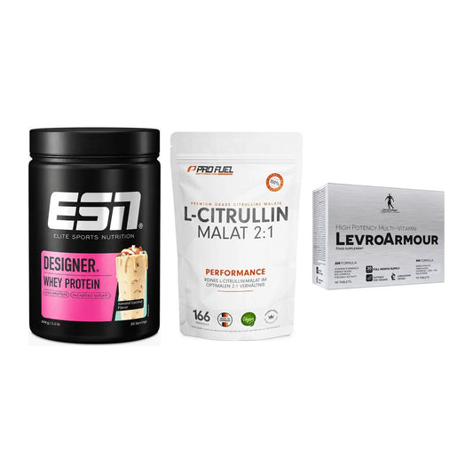 Definitionsphase-Set: ESN Designer + ProFuel L-Citr + Kevin Levrone – alle enthaltenen Artikel
