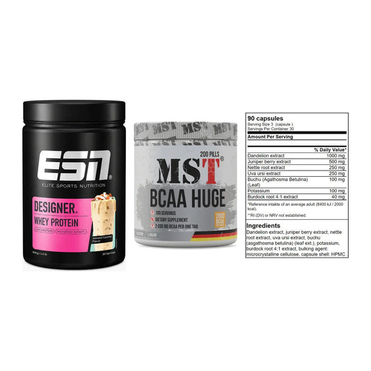 Definitionsphase-Set: ESN Designer + MST BCAA Huge + GN Shred Cuts – alle enthaltenen Artikel