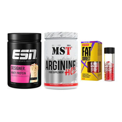 Definitionsphase-Set: ESN Designer + MST Arginine + Nutrend Fat – alle enthaltenen Artikel