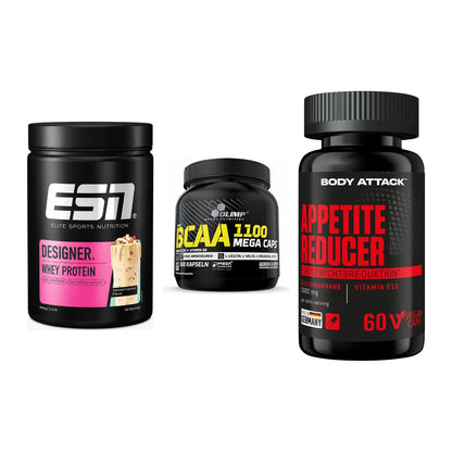 Definitionsphase-Set: ESN Designer + Olimp BCAA + Body Attack – alle enthaltenen Artikel