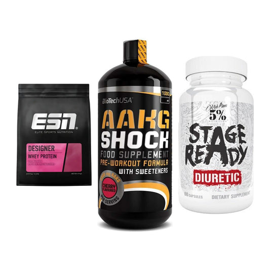 Definitionsphase-Set: ESN Designer + BioTech AAKG + 5% Nutrition – alle enthaltenen Artikel