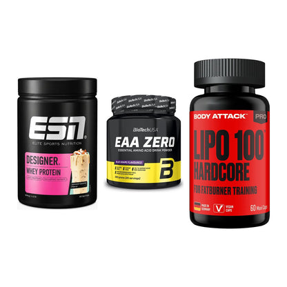 Definitionsphase-Set: ESN Designer + BioTech EAA + Body Attack – alle enthaltenen Artikel
