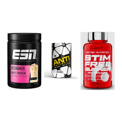 Definitionsphase-Set: ESN Designer + FA Nutrition + Scitec Stim – alle enthaltenen Artikel