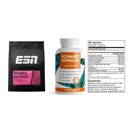 Definitionsphase-Set: ESN Designer + ProFuel Schwar + GN Shred Cuts – alle enthaltenen Artikel