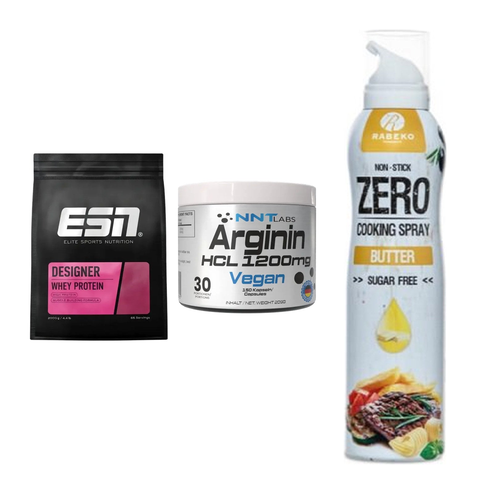 Definitionsphase-Set: ESN Designer + NNT Arginin + Rabeko Zero – alle enthaltenen Artikel