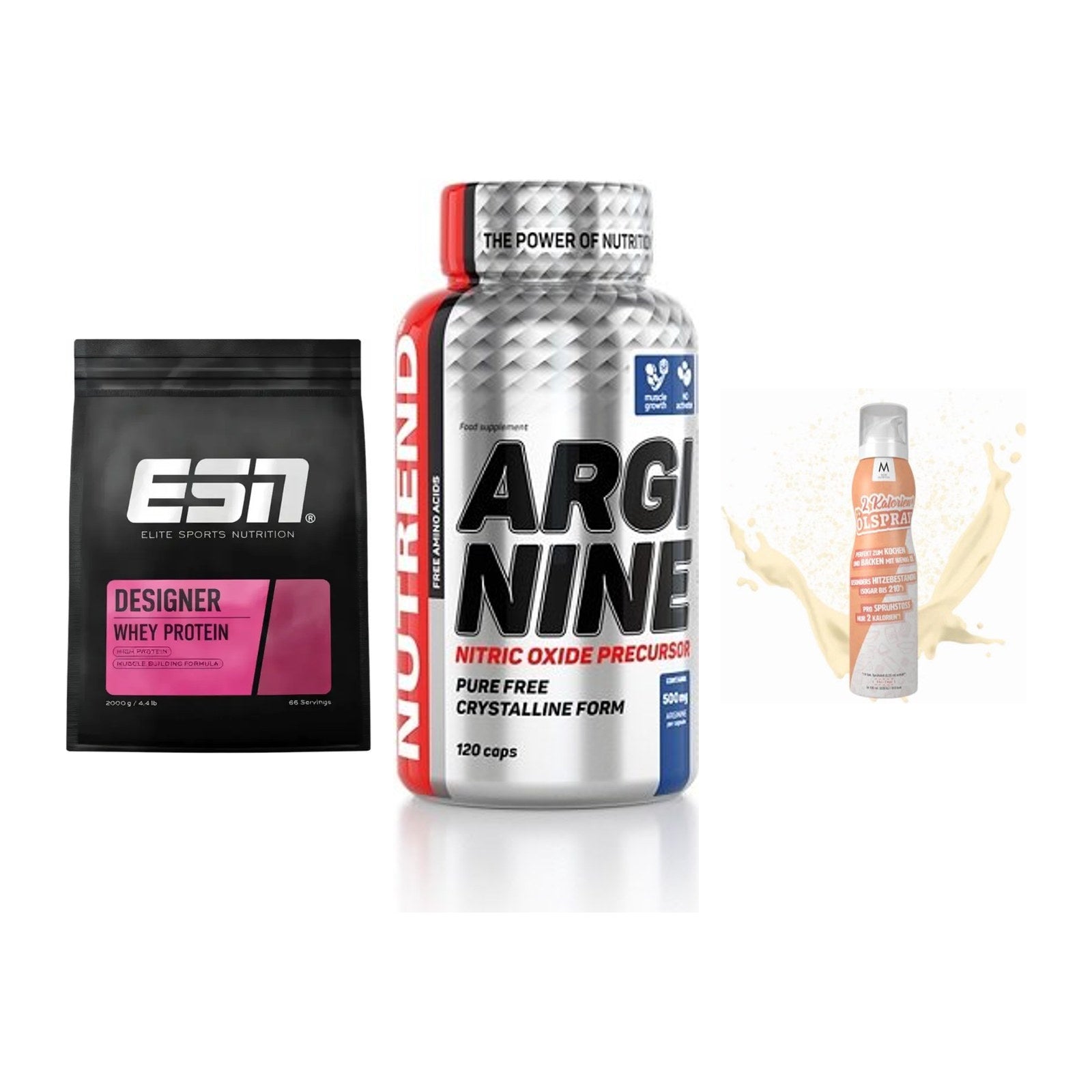 Definitionsphase-Set: ESN Designer + Nutrend Argini + More Nutrition – alle enthaltenen Artikel