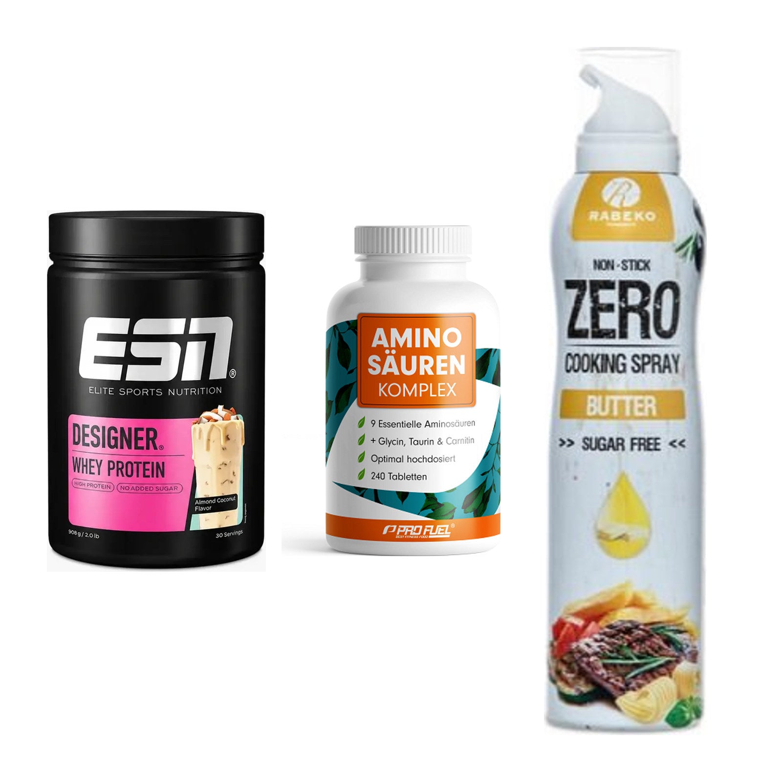 Definitionsphase-Set: ESN Designer + ProFuel Aminos + Rabeko Zero – alle enthaltenen Artikel