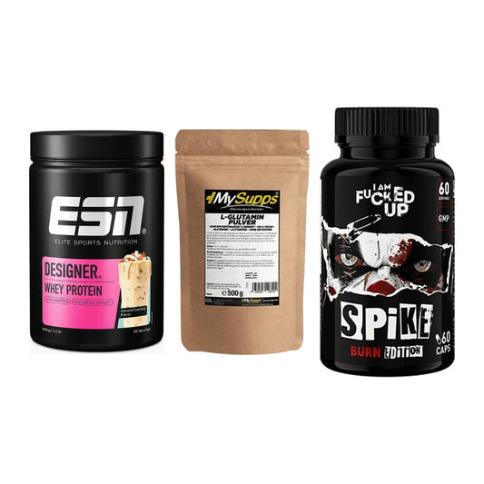 Definitionsphase-Set: ESN Designer + MySupps Glutam + Swedish Supple – alle enthaltenen Artikel