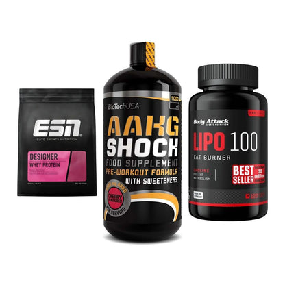 Definitionsphase-Set: ESN Designer + BioTech AAKG + Body Attack – alle enthaltenen Artikel