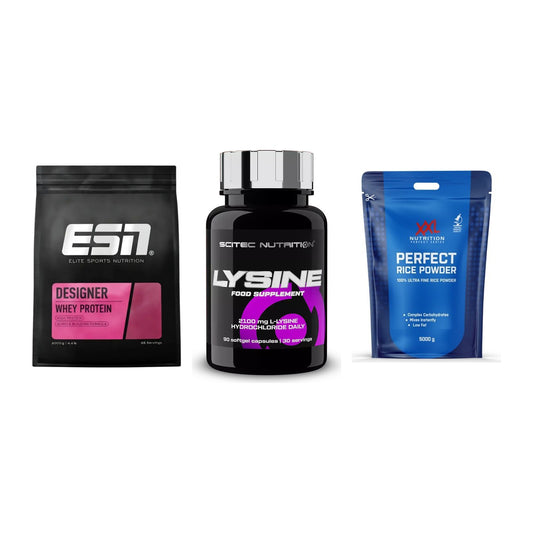 Definitionsphase-Set: ESN Designer + Scitec Lysine + XXL Nutrition – alle enthaltenen Artikel