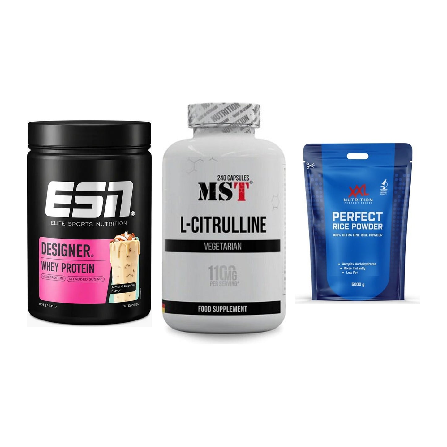 Definitionsphase-Set: ESN Designer + MST Citrulline + XXL Nutrition – alle enthaltenen Artikel