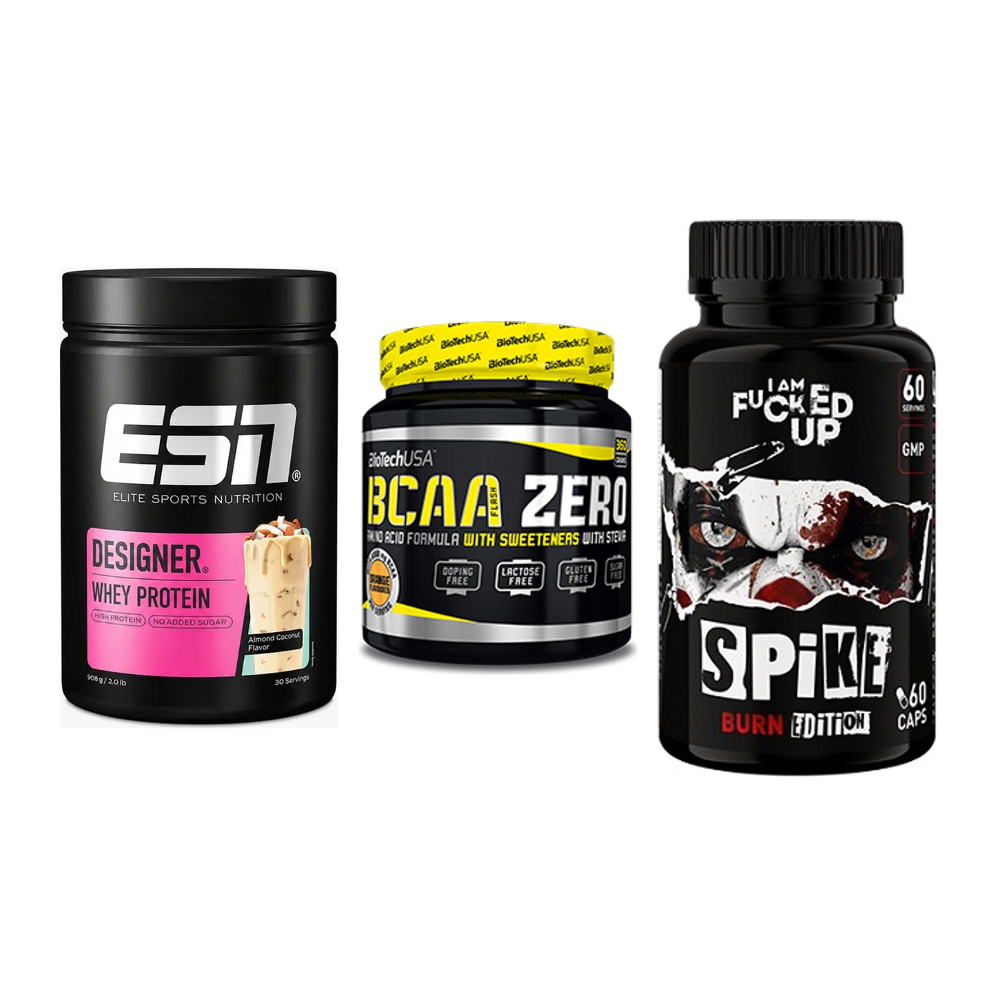 Definitionsphase-Set: ESN Designer + BioTech BCAA + Swedish Supple – alle enthaltenen Artikel