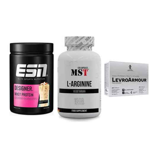 Definitionsphase-Set: ESN Designer + MST L-Arginine + Kevin Levrone – alle enthaltenen Artikel