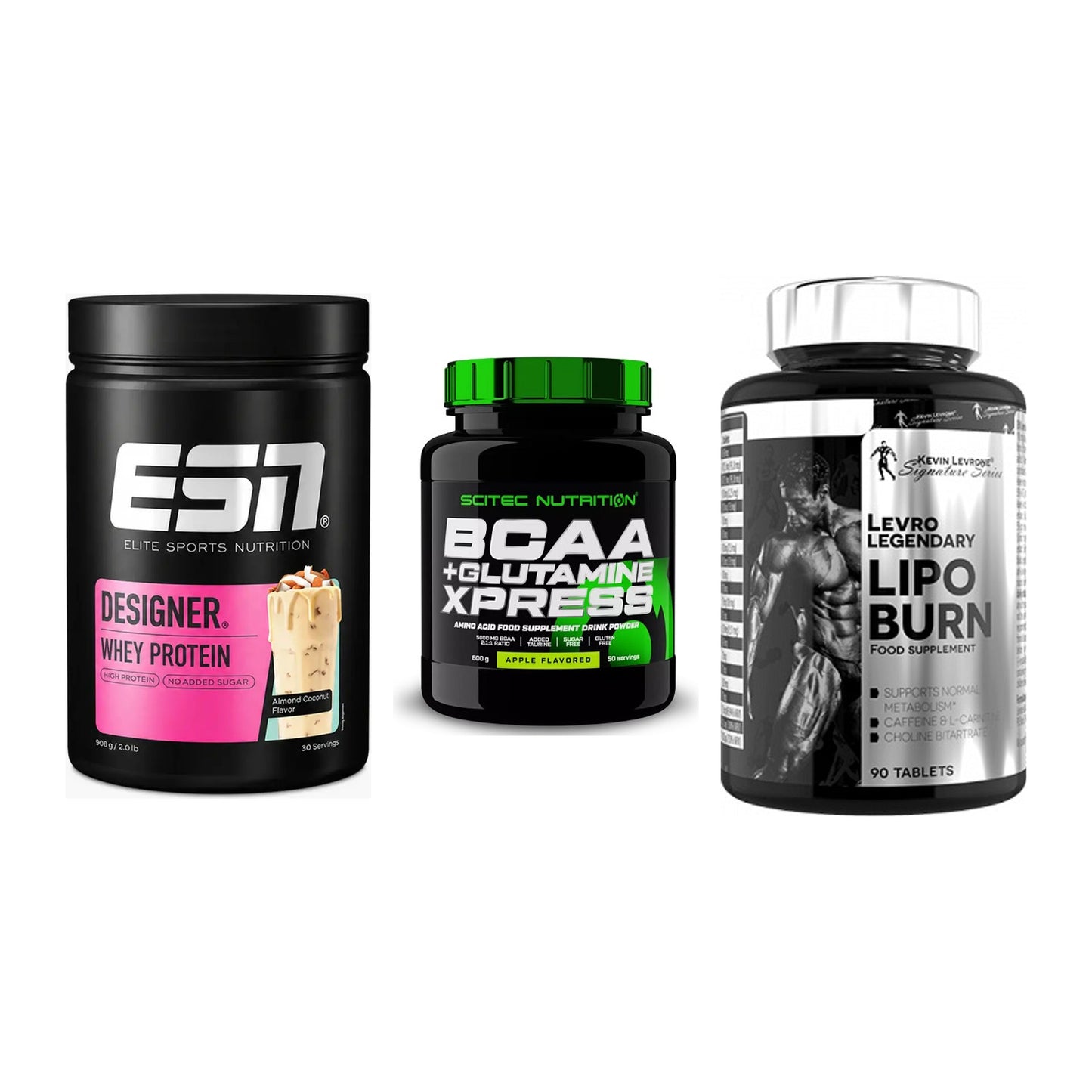 Definitionsphase-Set: ESN Designer + Scitec BCAA + Kevin Levrone – alle enthaltenen Artikel