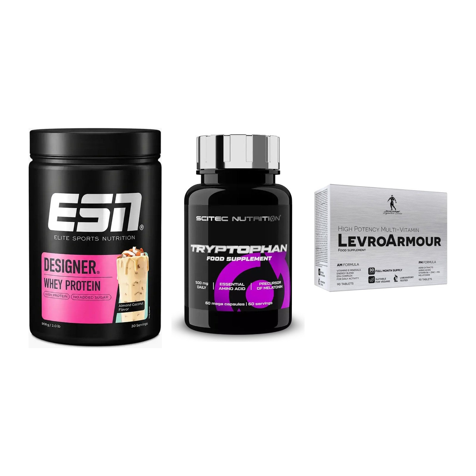 Definitionsphase-Set: ESN Designer + Scitec Tryptop + Kevin Levrone – alle enthaltenen Artikel