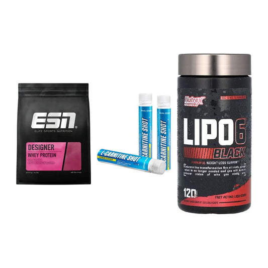 Definitionsphase-Set: ESN Designer + Body Attack + Nutrex Lipo 6 – alle enthaltenen Artikel