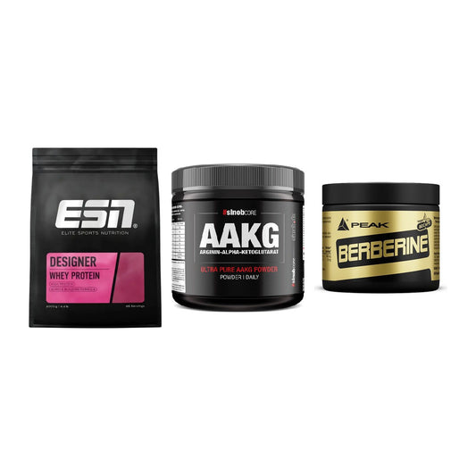 Definitionsphase-Set: ESN Designer + Sinob Core + Peak Berberine – alle enthaltenen Artikel