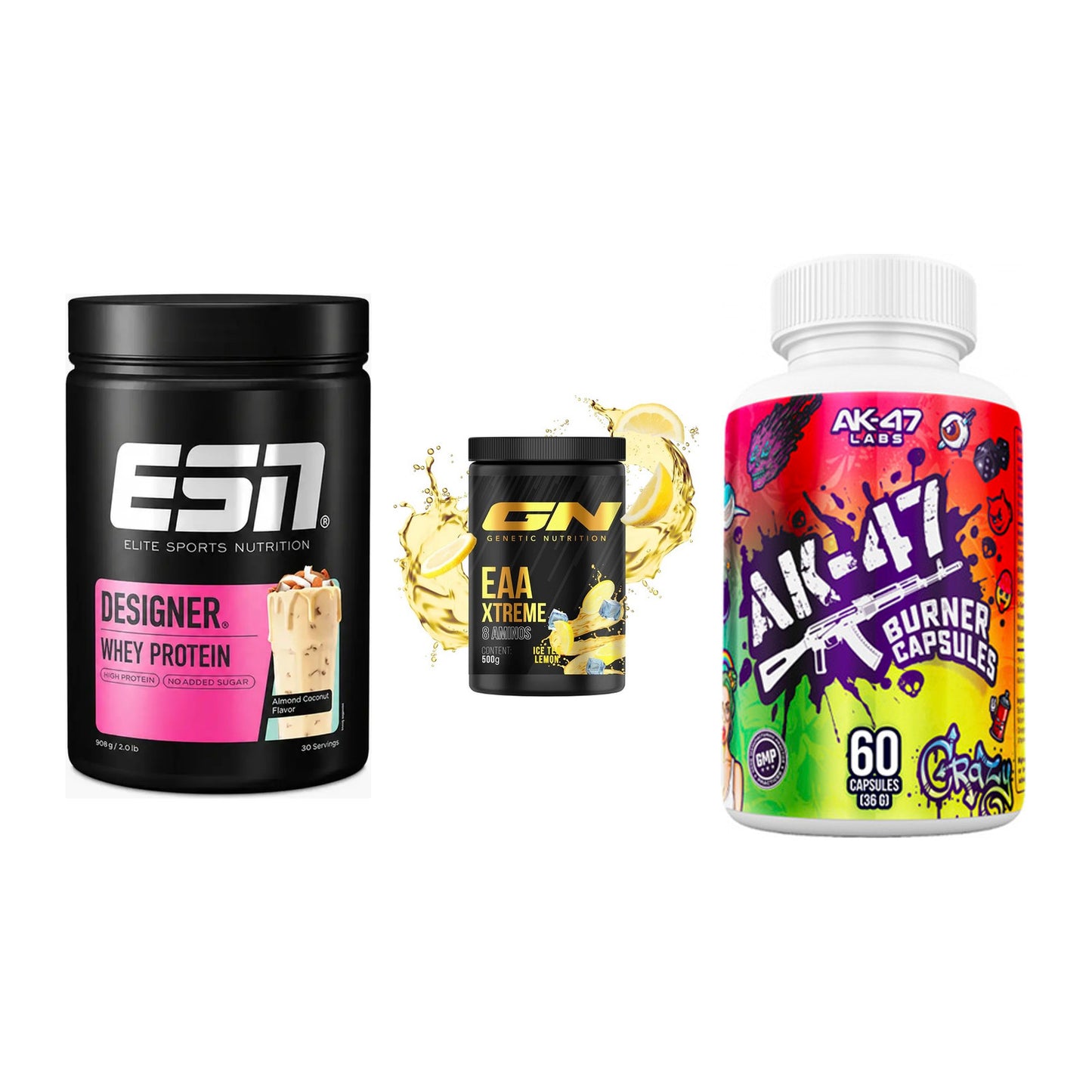 Definitionsphase-Set: ESN Designer + GN EAA Xtreme + AK47 Labs – alle enthaltenen Artikel