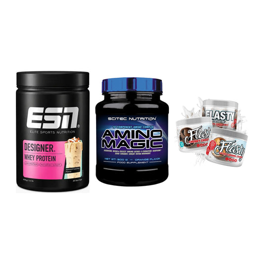 Definitionsphase-Set: ESN Designer + Scitec Amino + Sinob Flasty – alle enthaltenen Artikel